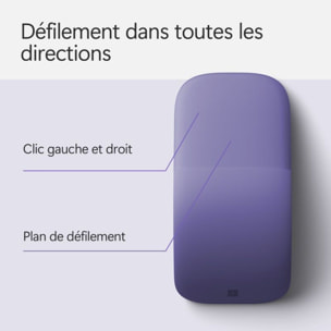 Souris sans fil MICROSOFT Surface Arc Mouse | Violet