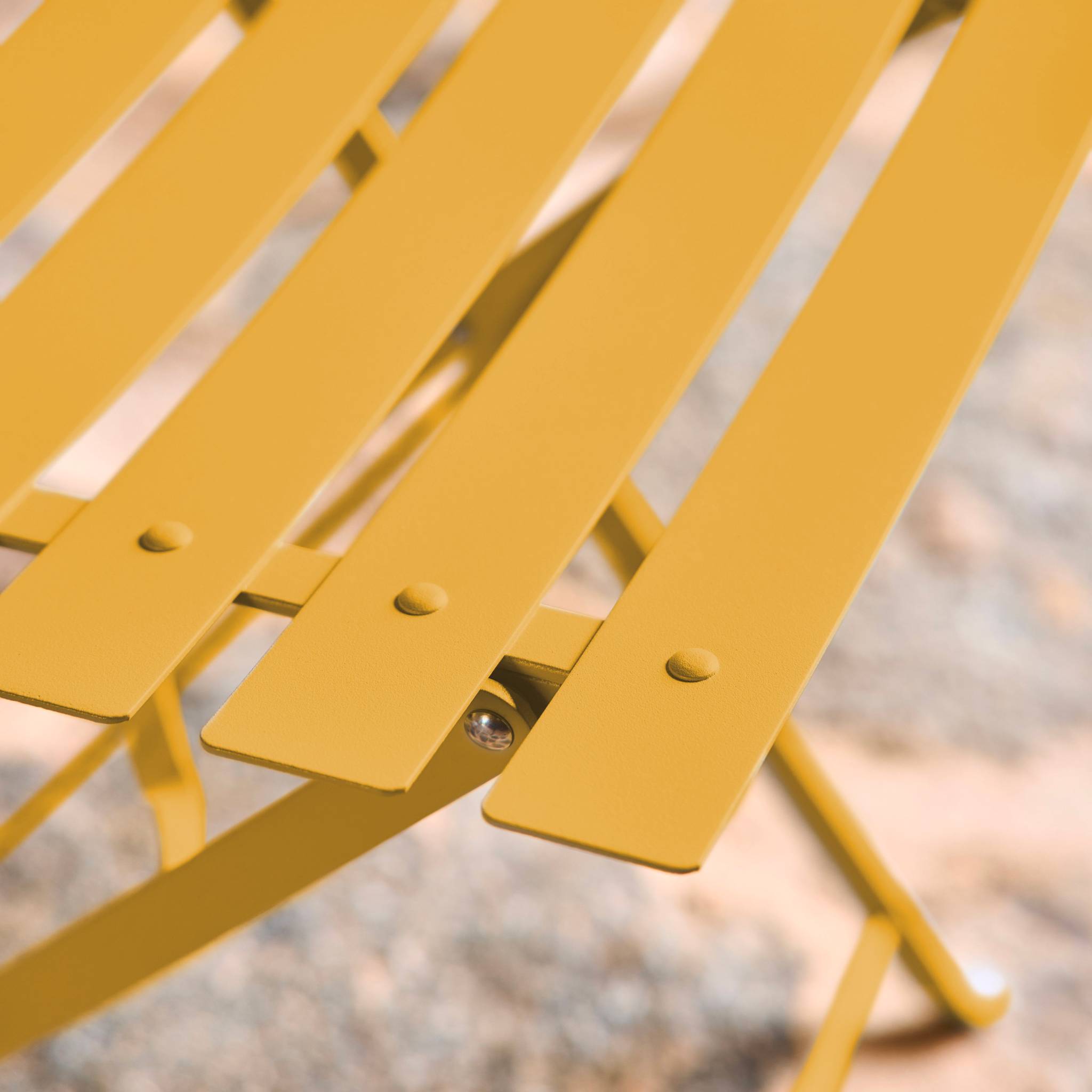 Chaise de jardin pliante métal (lot de 2) CHAISES EMILIA