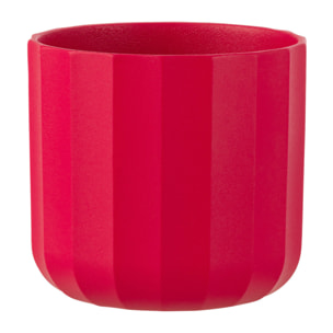 J-Line cache-pot Summer - céramique - rose - small - 3 pièces - Ø 13.5 cm