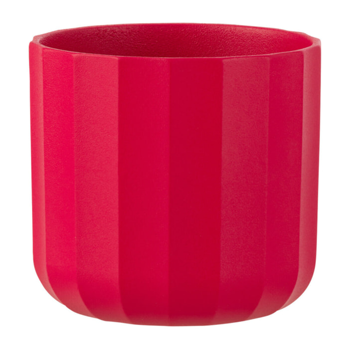 J-Line cache-pot Summer - céramique - rose - small - 3 pièces - Ø 13.5 cm