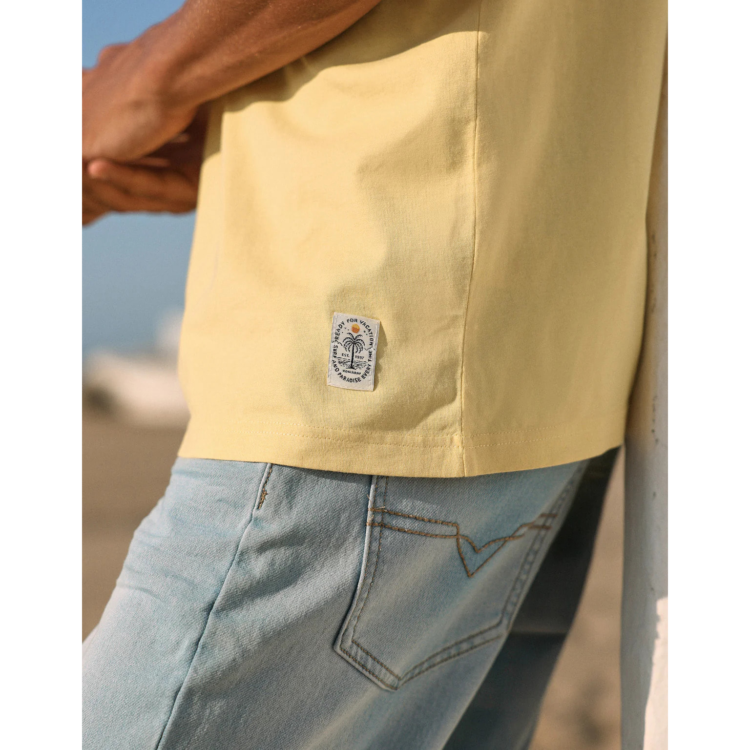 Camiseta Manga Corta Amarillo - Kiedis