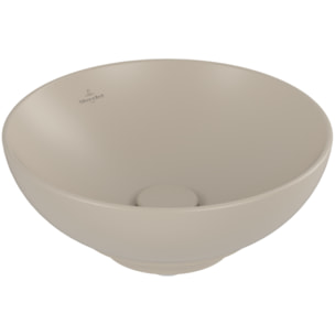 Vasque ronde à poser Loop and Friends non meulé Almond CeramicPlus 42 x 42