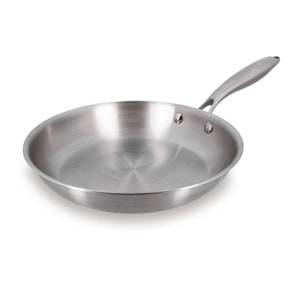 Poêle en acier inoxydable 24cm - tous feux TRINOX