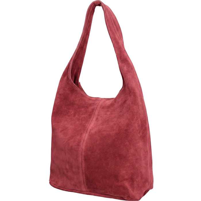 Borsa a mano da donna Made in Italy - Modello Valeria Chic - 100% pelle - 40.0 x 35.0 x 15.0 cm