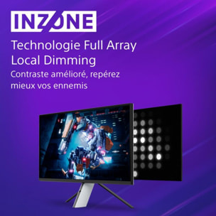 Ecran PC Gamer SONY INZONE M9 SDMU27M901AEP Plat 27'' IPS