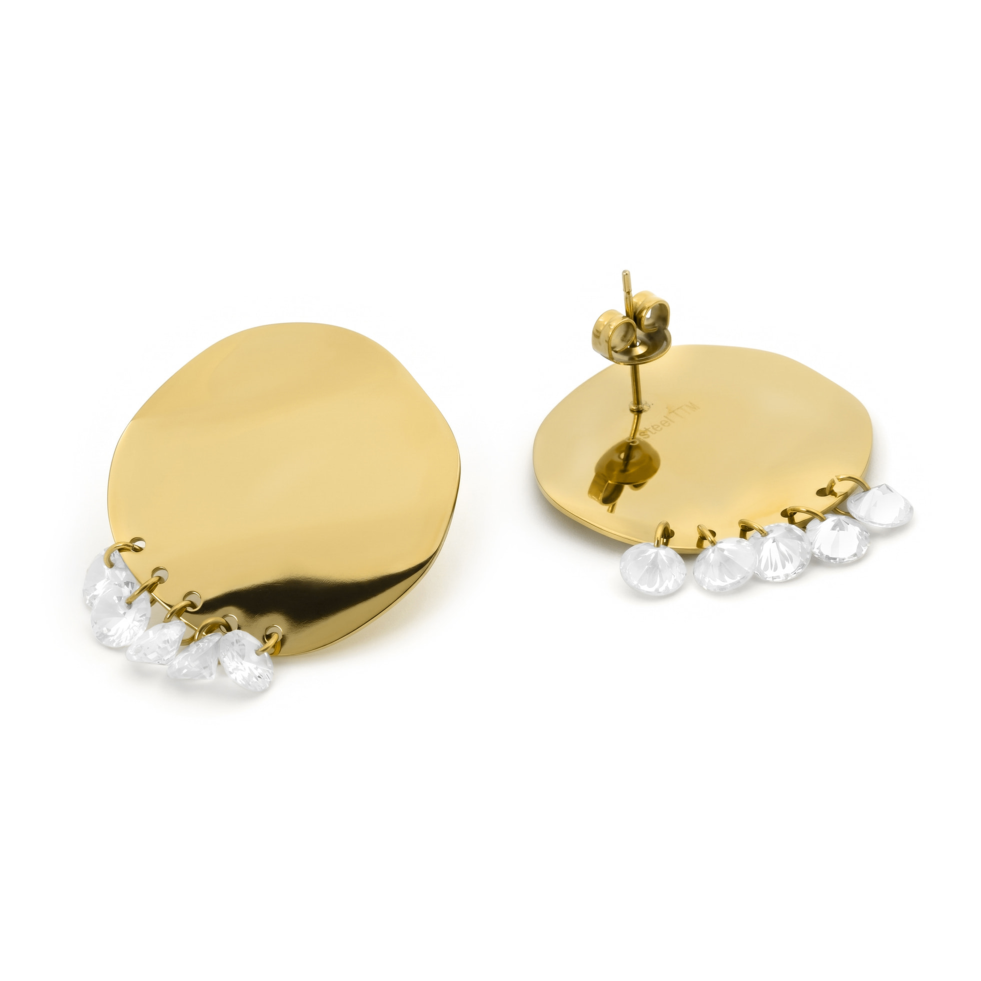 Pendientes Oma acabado oro amarillo 18k