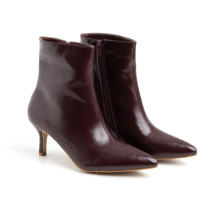 Tronchetto a punta in vernice - VINO