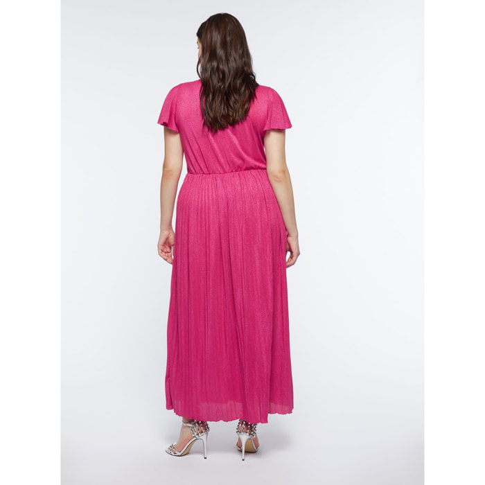 Fiorella Rubino - Vestito lungo lurex - Fucsia