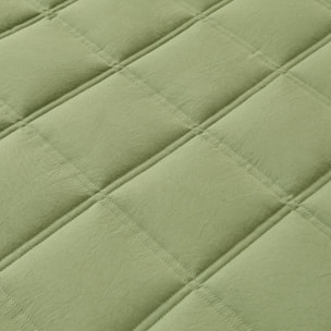 Colcha de microfibra Kong color verde Poliéster