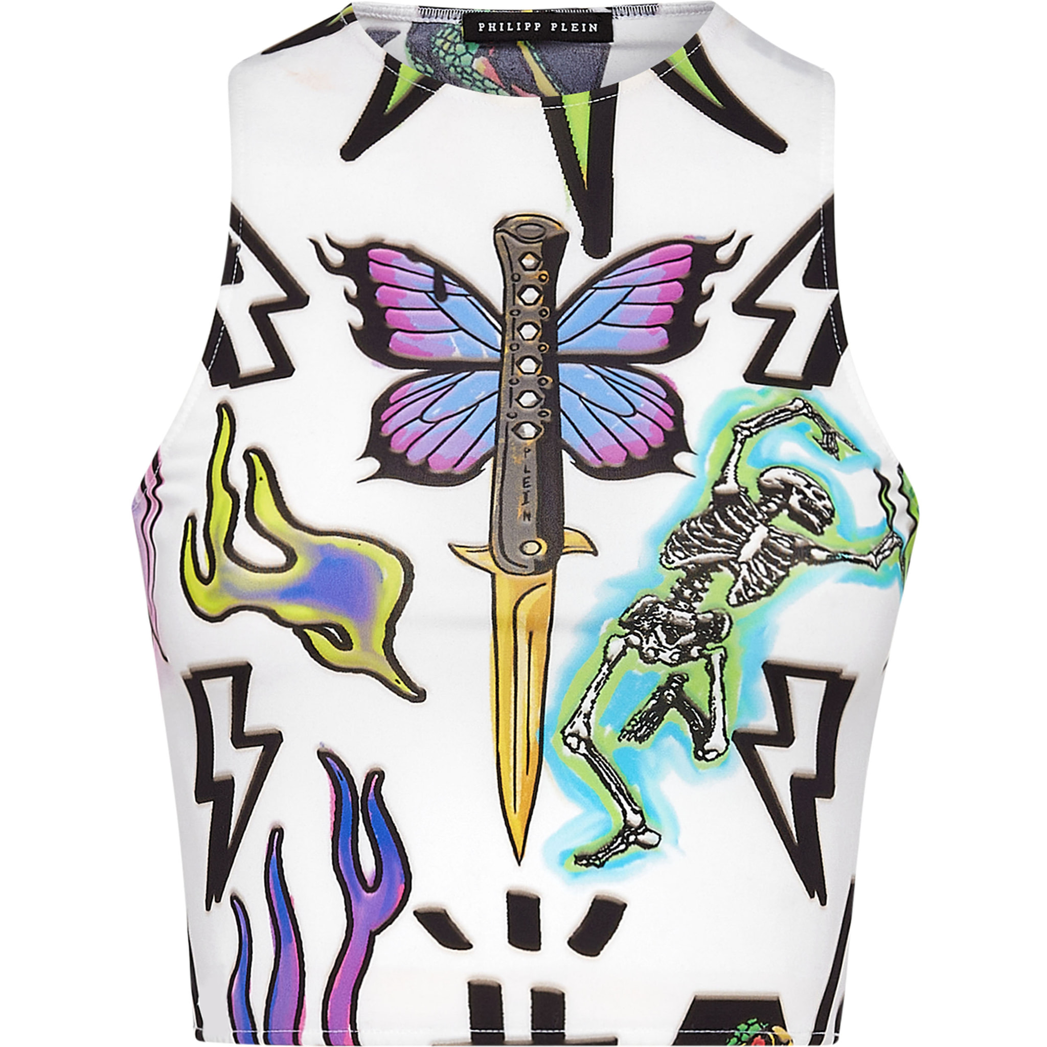 PHILIPP PLEIN Camiseta de tirantes MONOGRAM
