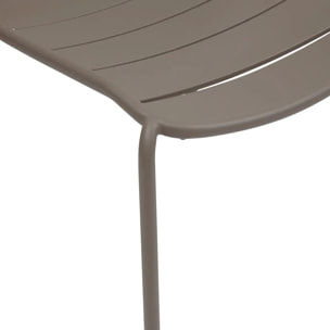 Chaise de jardin empilable Alegoria café