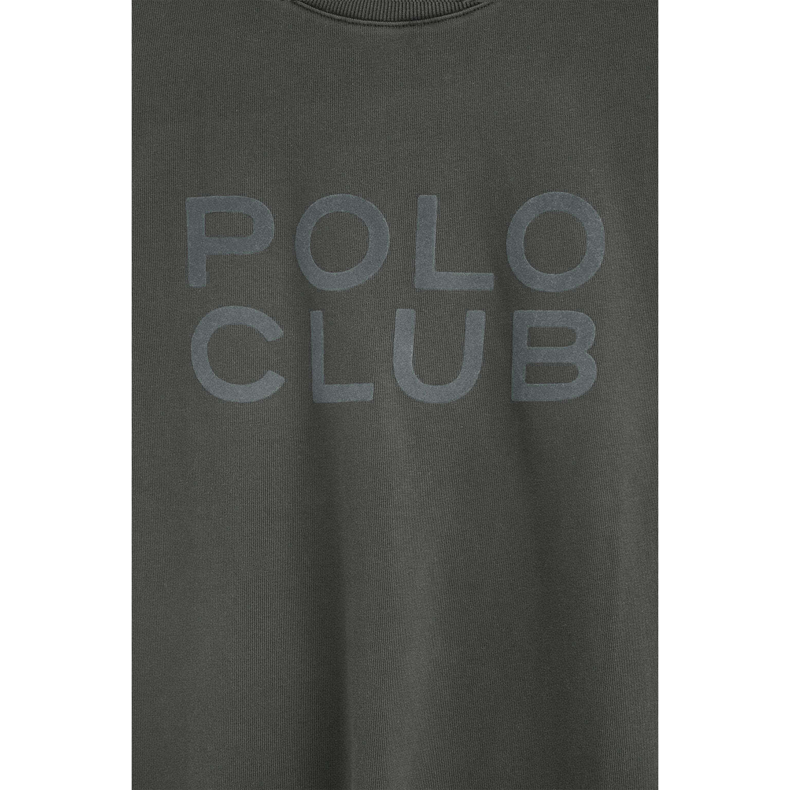 Camiseta Tarak gris oscuro con logo Polo Club