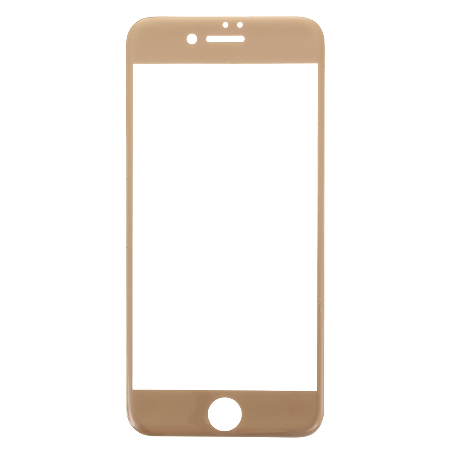 DAM PROTEZIONE IN VETRO TEMPERATO CON BORDO NERO IPHONE 7/IPHONE 8 613 Cm. Colore: oro