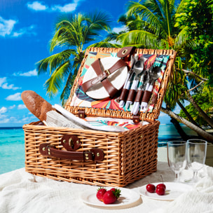 Panier Pique Nique 4 Personnes Paradis Exotique