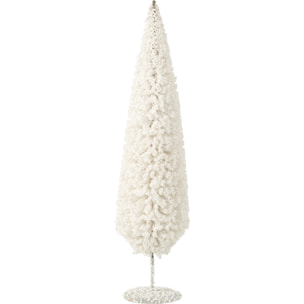 J-Line décoration sapin De Noël - plastique - blanc - large