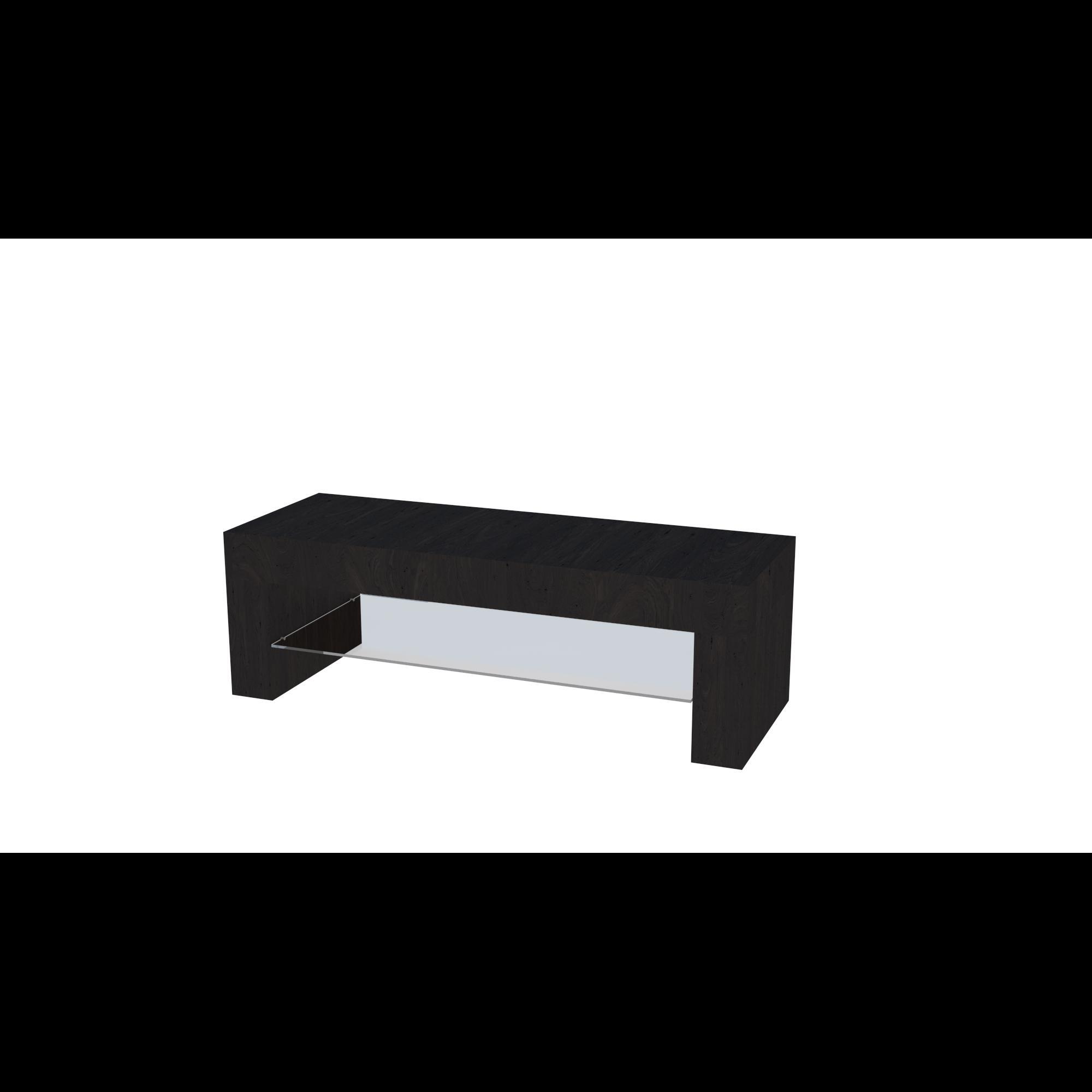 Mobile TV salotto soggiorno ripiano in vetro base televisione rovere alaska