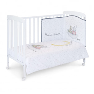 SET NORD+PROT 100% COT BORD RABBIT & MOON
