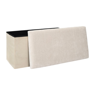 Coffre Banc Pliable Emilia Beige