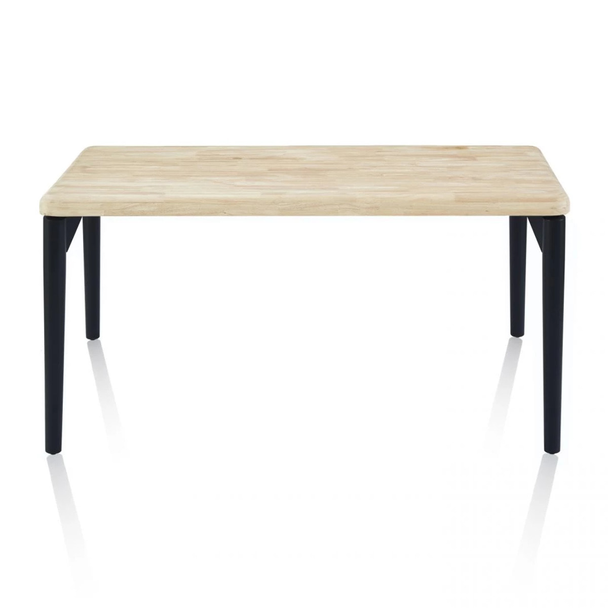 Mesa de comedor Padma 160 Negro - Roble