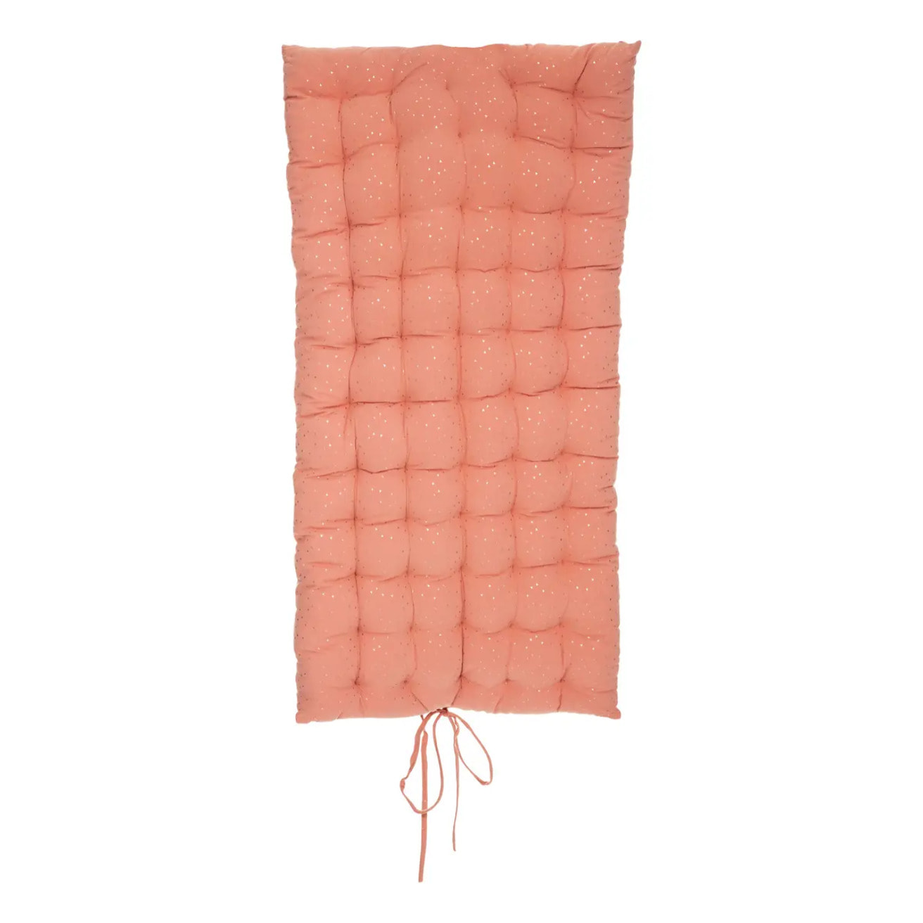 Matelas de sol enfant "Berlingot" rose terracotta 60x120cm