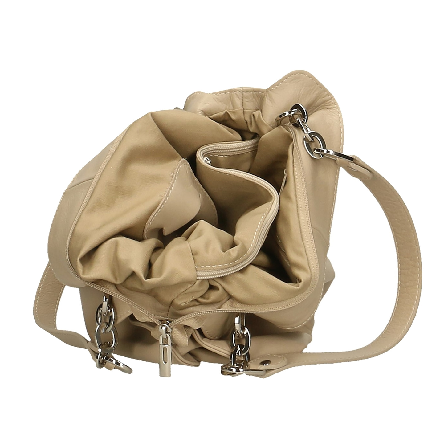 Borsa a mano da donna Made in Italy - Modello Ereba - 100% pelle - 38.0 x 30.0 x 12.0 cm