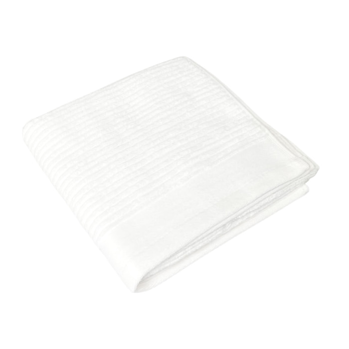 Asciugamano Salvietta Bagno In Morbida Spugna Assorbente Boutique Colore Bianco