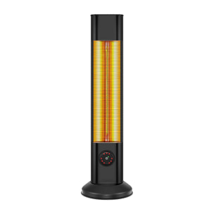 Chauffage halogène 2000W avec télécommande