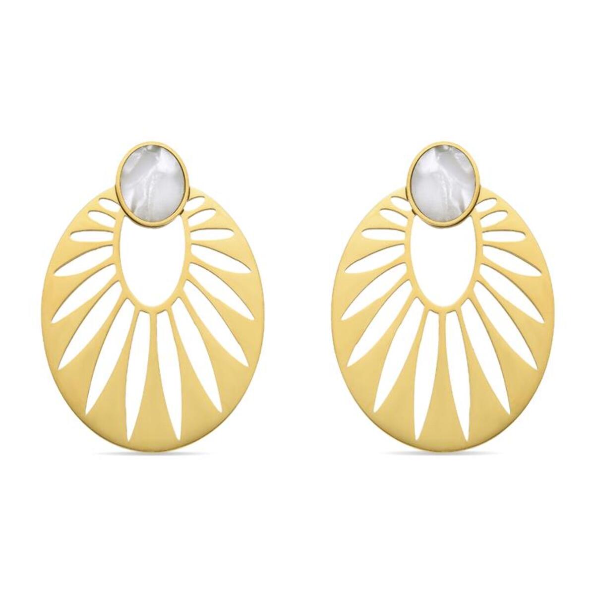 Pendientes Lux by Lux acabados oro 18k