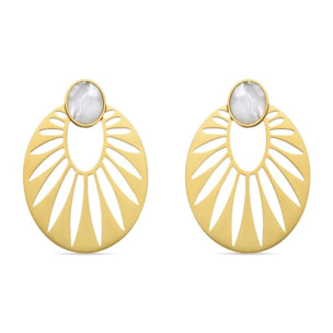 Pendientes Lux by Lux acabados oro 18k