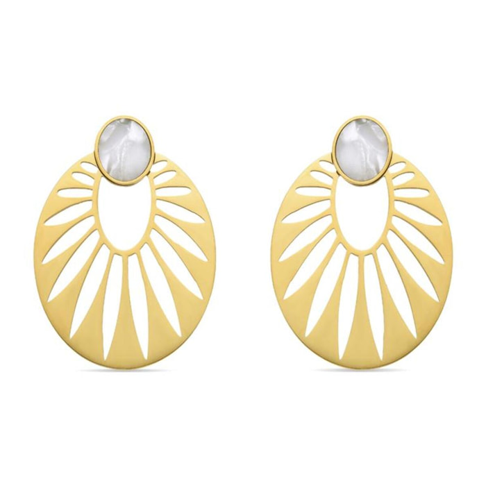 Pendientes Lux by Lux acabados oro 18k