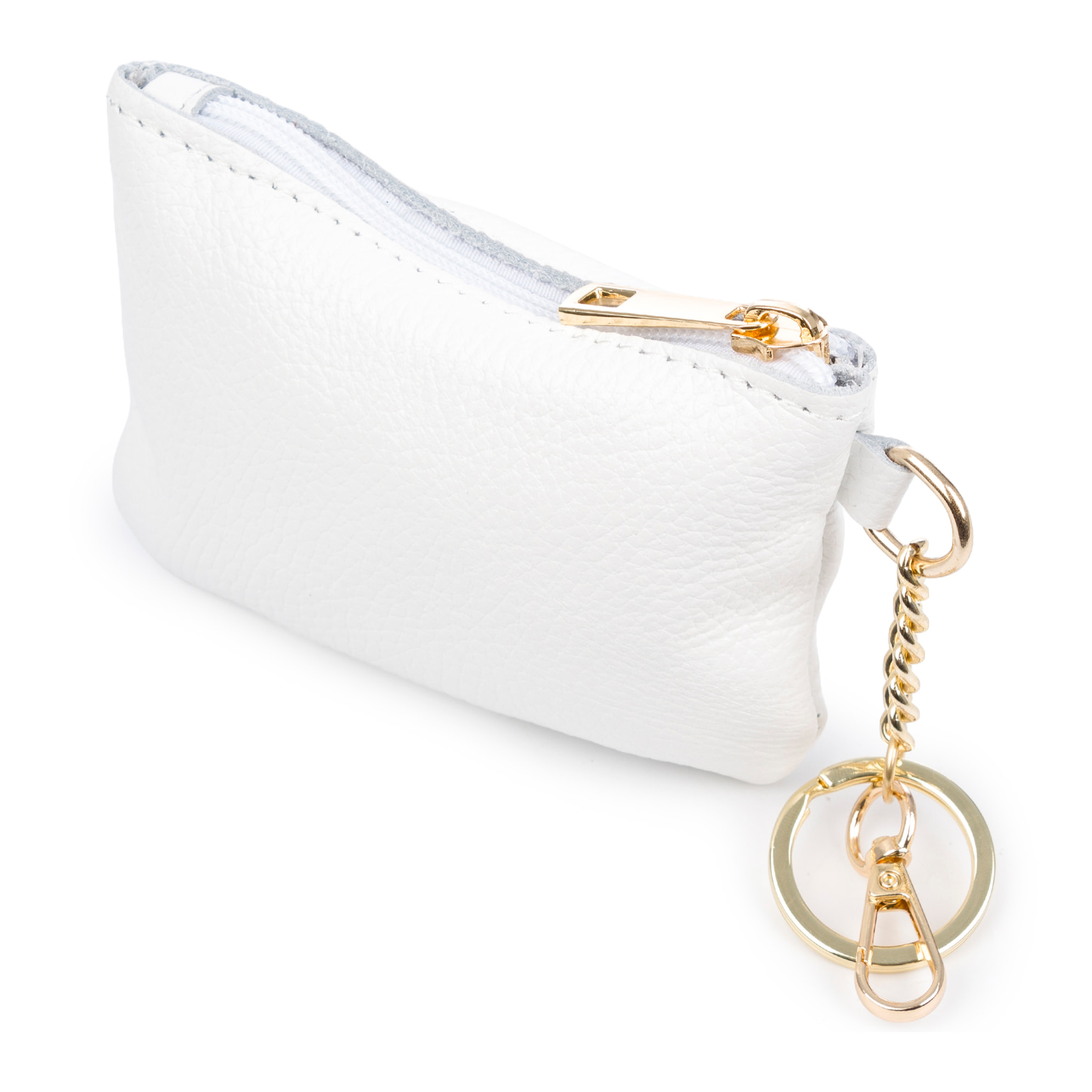 Bellosguardo Monedero Mujer. De piel auténtica acabado Dollaro con detalles metálicos.