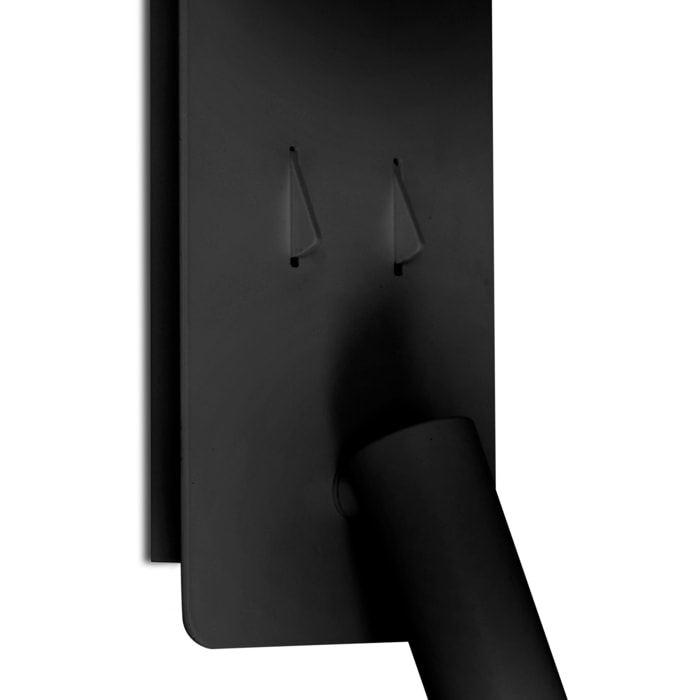 FOLD Lampe applique noire avec lecteur LED