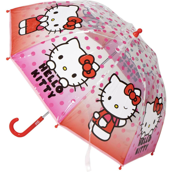 Paraguas Manual Poe Burbuja Hello Kitty