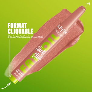 NYX Professional Makeup FAT OIL SLICK CLICK Baume à lèvres GROUP CHAT