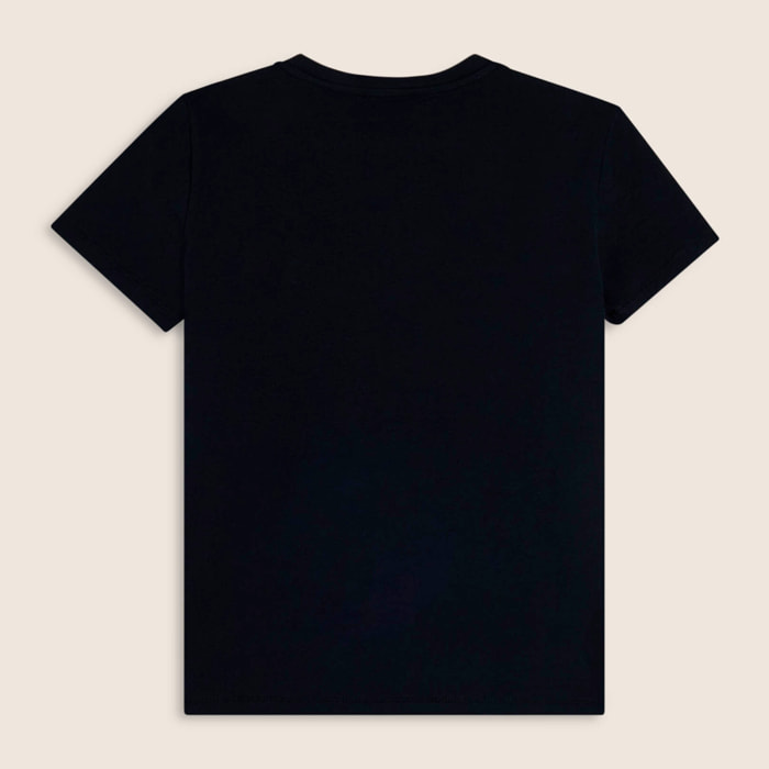 T-shirt in cotone stretch a maniche corte