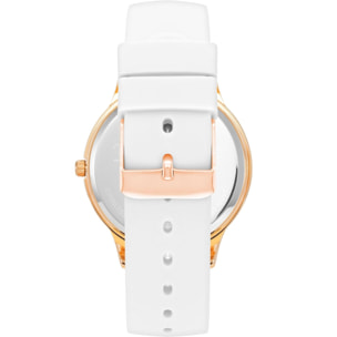 Reloj Juicy Couture JC1342RGWT Mujer Analogico Cuarzo con Correa de Silicona