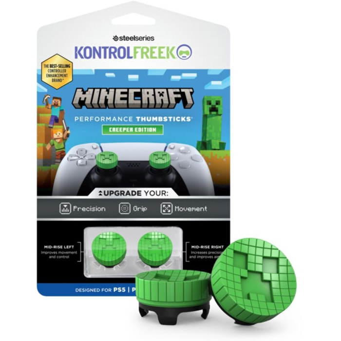 Accessoire manette STEELSERIES Minecraft Creeper PS5 Kit