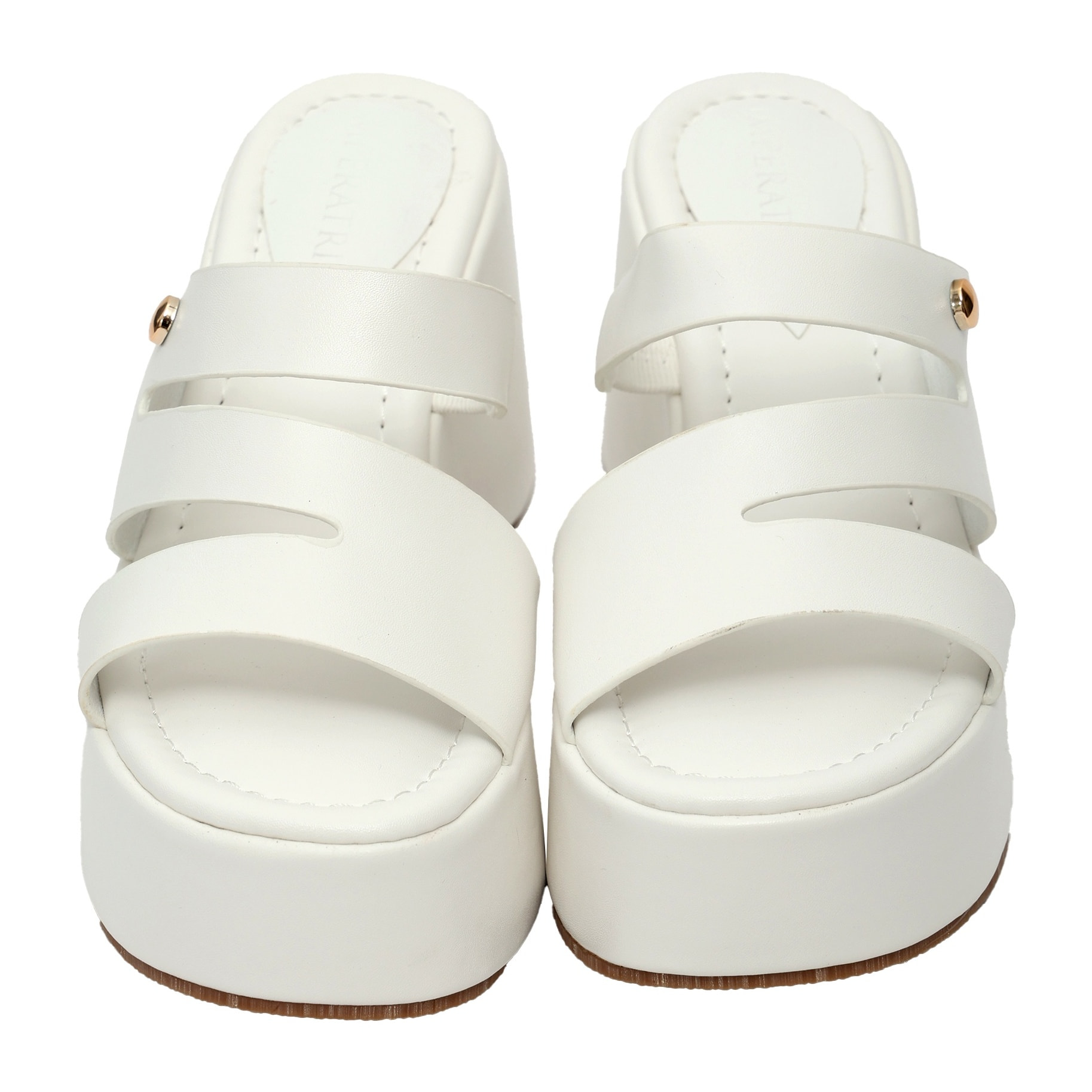 Ciabatta con zeppa - tacco 9,0 cm - plateaux 4,0 cm