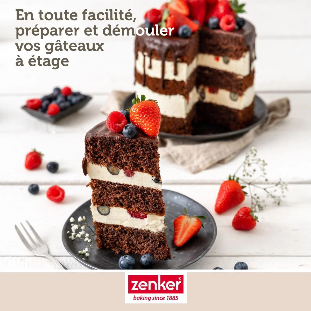 Moule à panettone à charnière 18 cm Zenker Black Metallic
