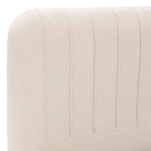 Lit coffre Cala rectangulaire 160x200cm beige
