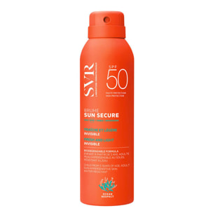 Sun Secure SPF50  - Brume Biodégradable Fraîche et Invisible 200 ml