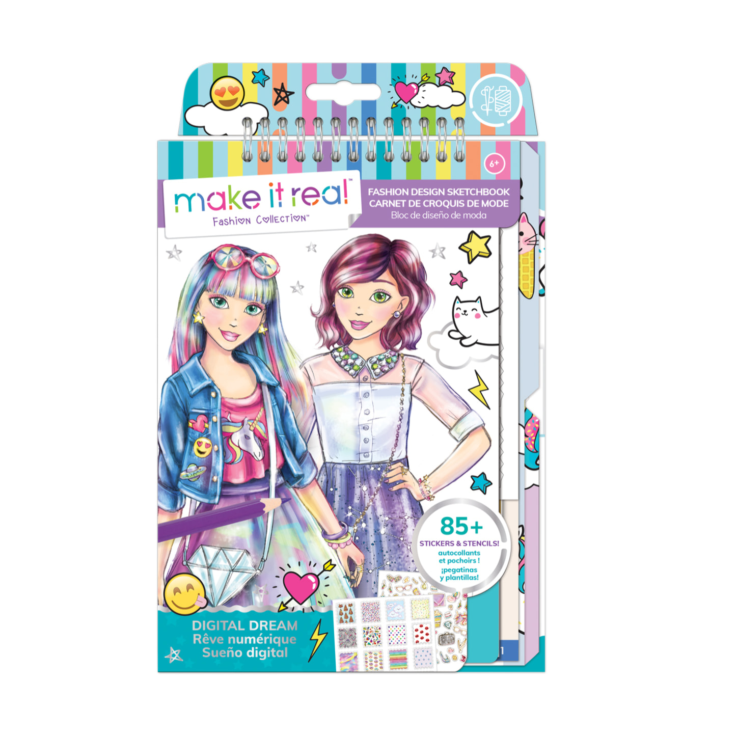 Blocco da Disegno Stilista: Fashion Design Sogno Digitale Make It Real