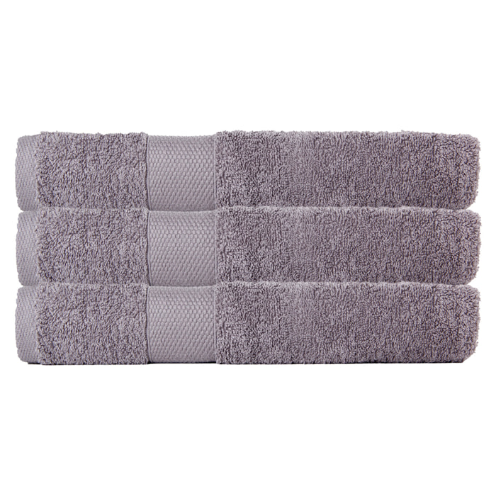 Lot de 3 draps de bain 500 gr/m2