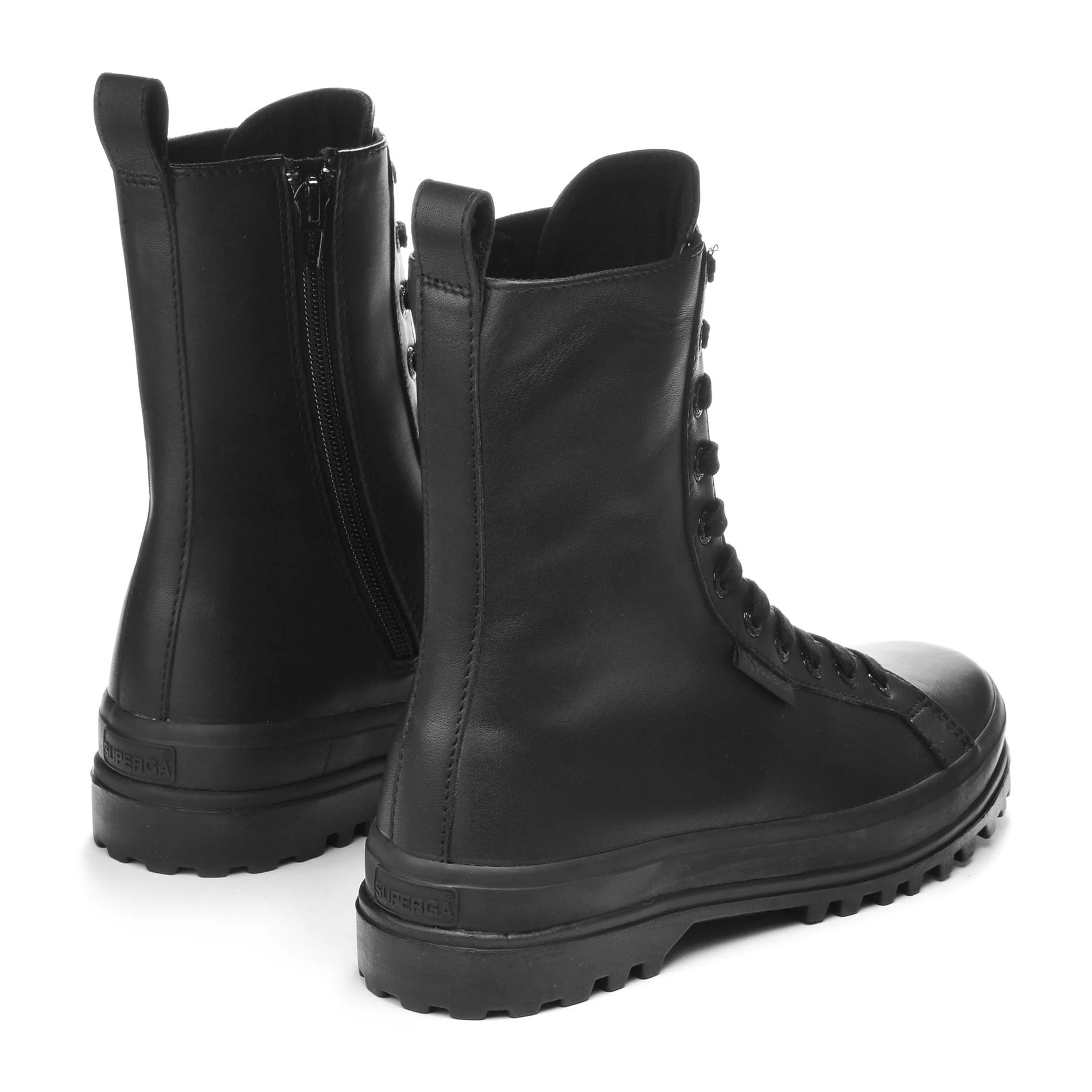 Superga - Botines Mujer Negro - 2641 ALPINA HIGH NAPPA