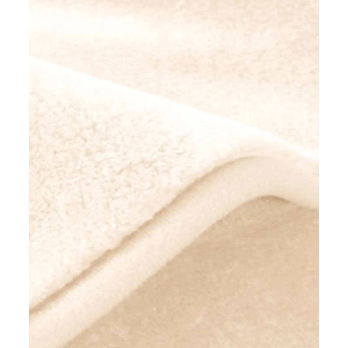 Coperta Plaid Naturale in tinta unita con morbido pile di poliestere