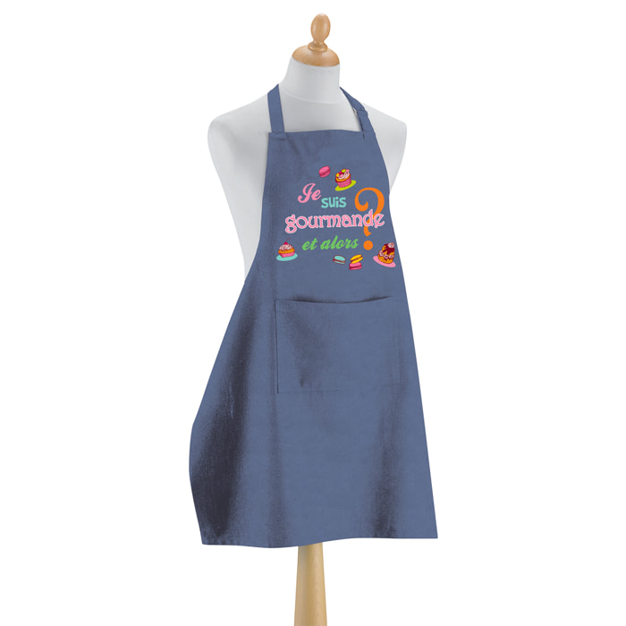 Tablier de cuisine Je suis gourmande