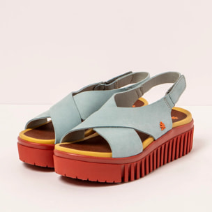 Sandalia de cuña 1574 NOBUCK HAWAI/BRIGHTON color Hawai