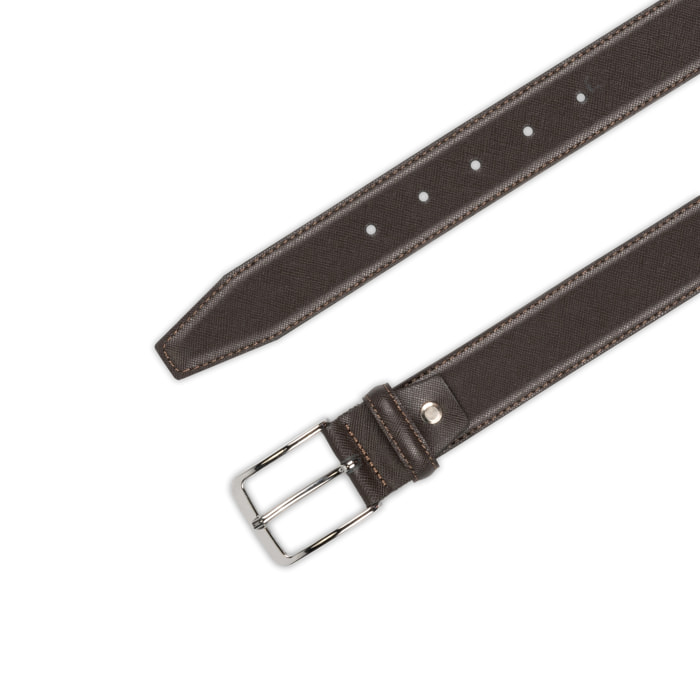 Cintura in pelle saffiano