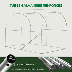 Serre de jardin tunnel 6 m²