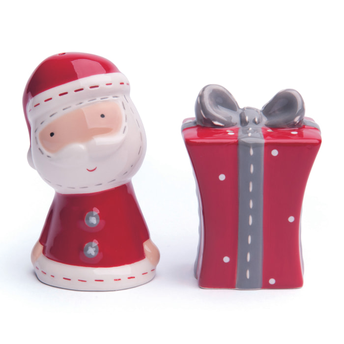 Set saliera e pepiera Excelsa – Santa Claus, Ceramica Rosso